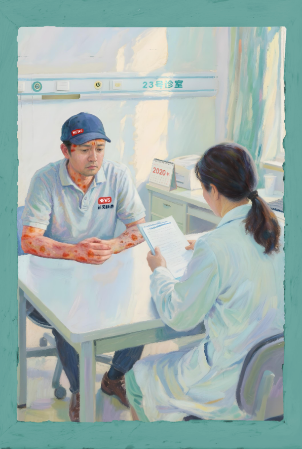 无声恐惧：职业光环下的皮肤困境